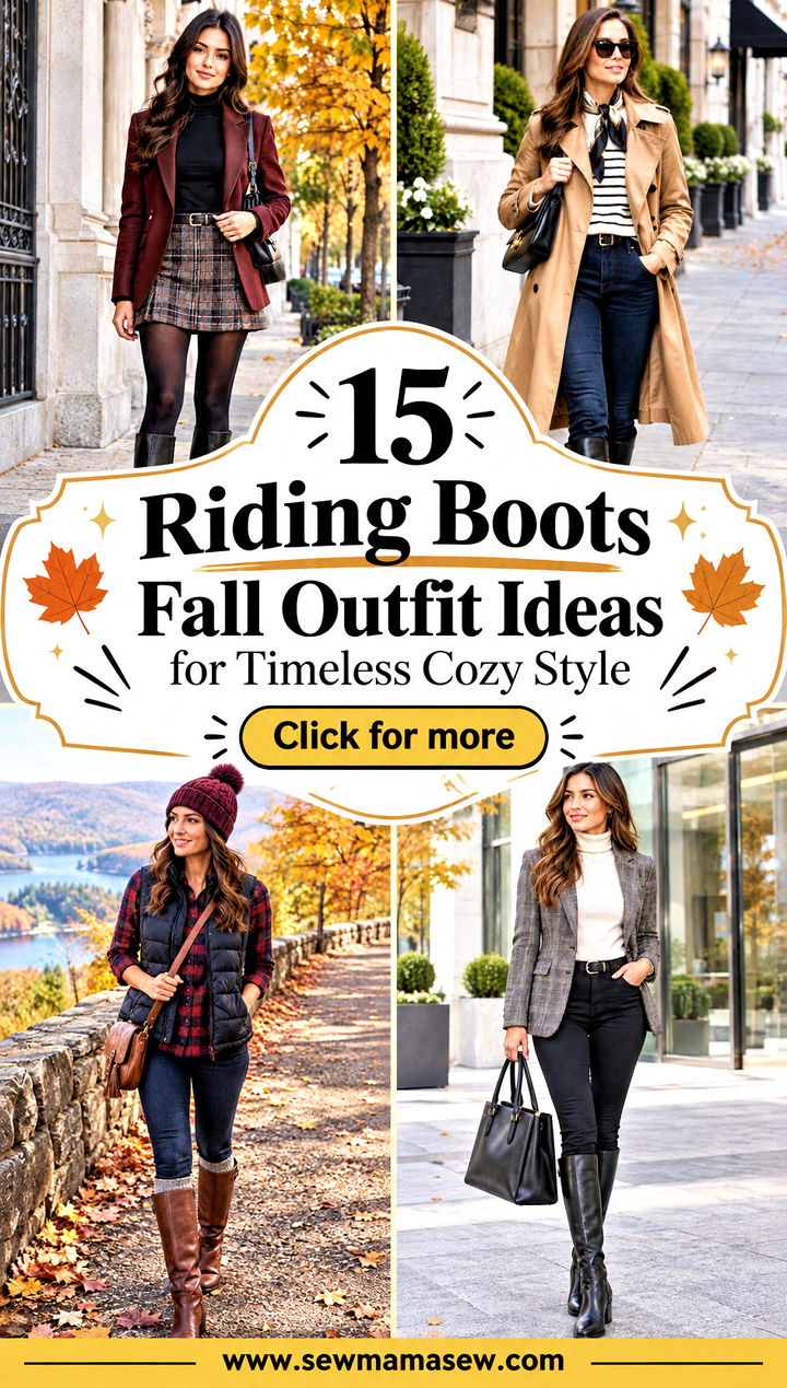 15 Riding Boots Fall Outfit Ideas for Timeless Cozy Style - 15 Riding Boots Fall Outfit Ideas for Timeless Cozy Style