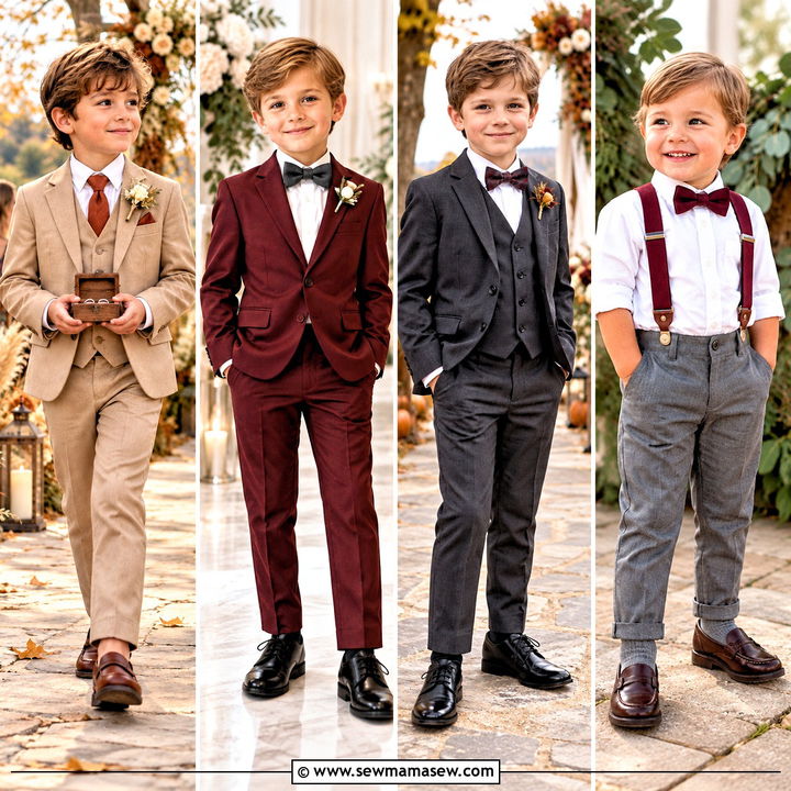 15 Ring Bearer Outfit Fall Wedding Ideas for Sweet Style