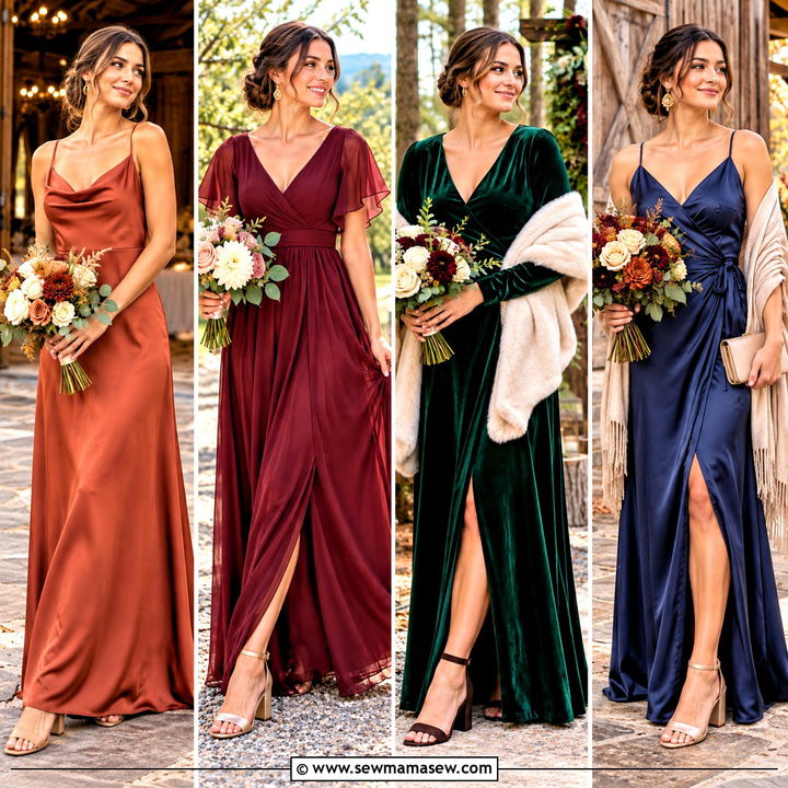 15 Rustic Fall Wedding Colors Bridesmaid Dresses To Fall For