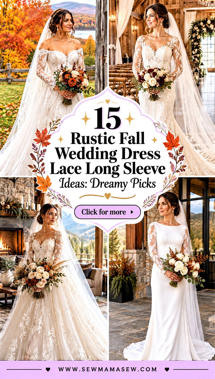 15 Rustic Fall Wedding Dress Lace Long Sleeve Ideas Dreamy Picks - 15 Rustic Fall Wedding Dress Lace Long Sleeve Ideas: Dreamy Picks