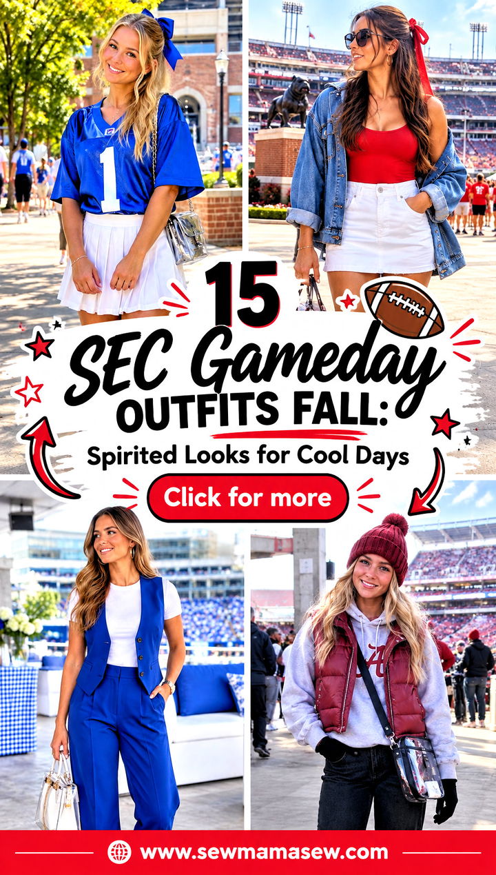 15 SEC Gameday Outfits Fall Spirited Looks for Cool Days - 15 SEC Gameday Outfits Fall: Spirited Looks for Cool Days
