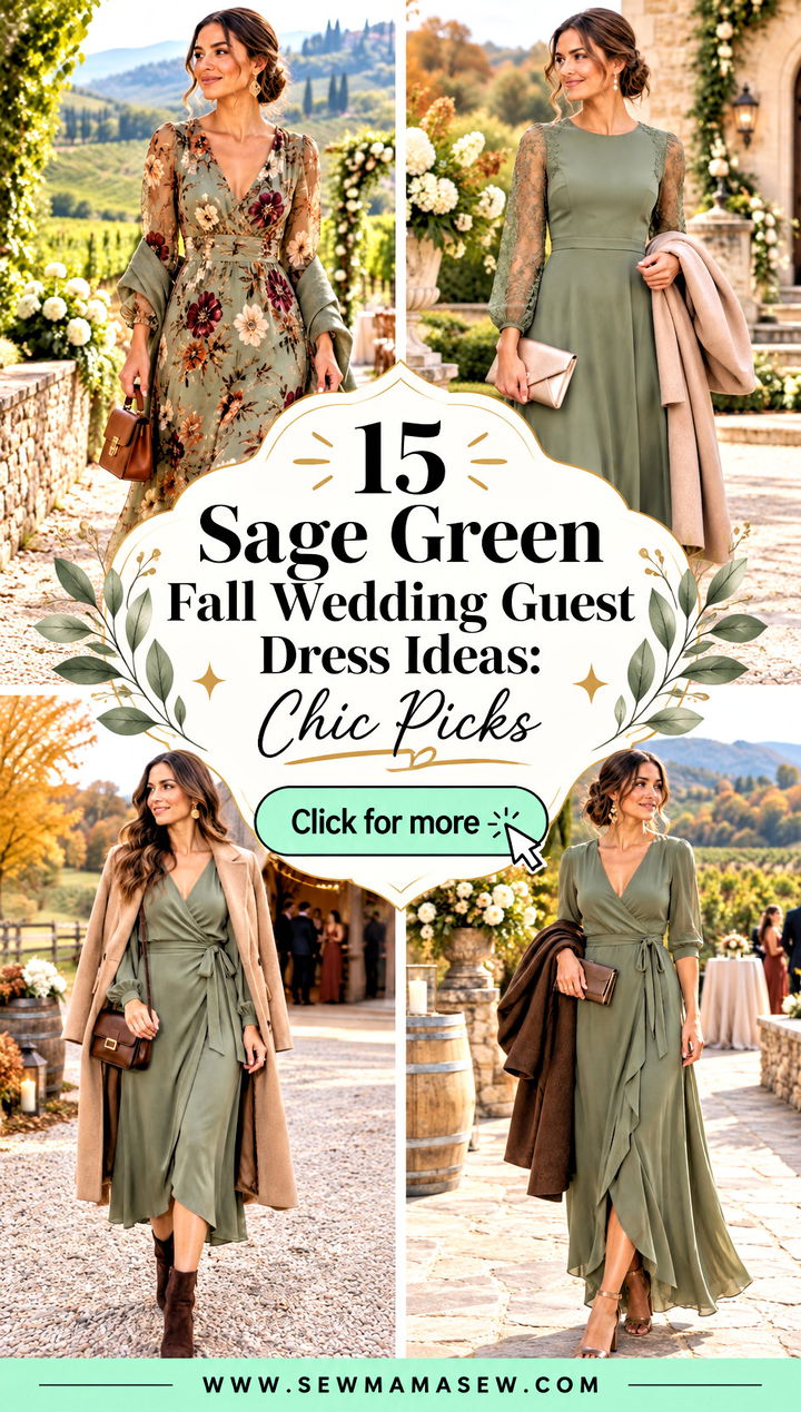 15 Sage Green Fall Wedding Guest Dress Ideas Chic Picks - 15 Sage Green Fall Wedding Guest Dress Ideas: Chic Picks