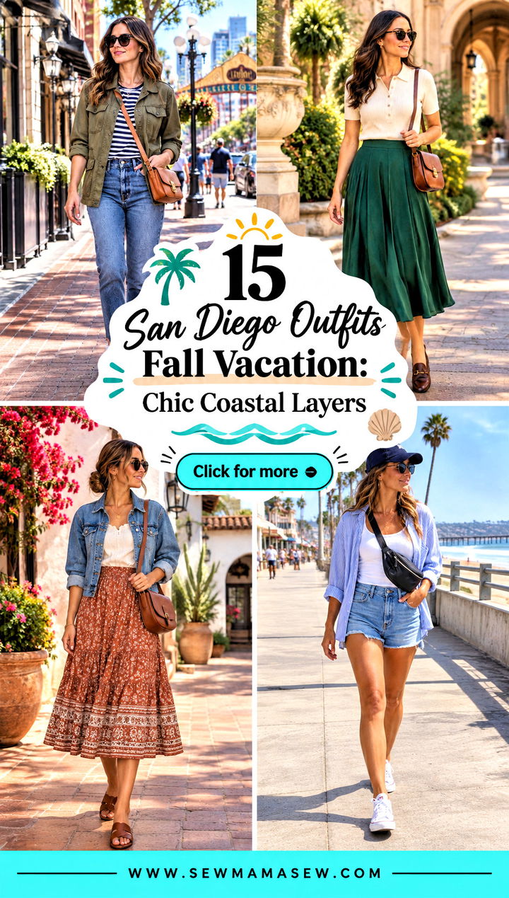 15 San Diego Outfits Fall Vacation Chic Coastal Layers - 15 San Diego Outfits Fall Vacation: Chic Coastal Layers