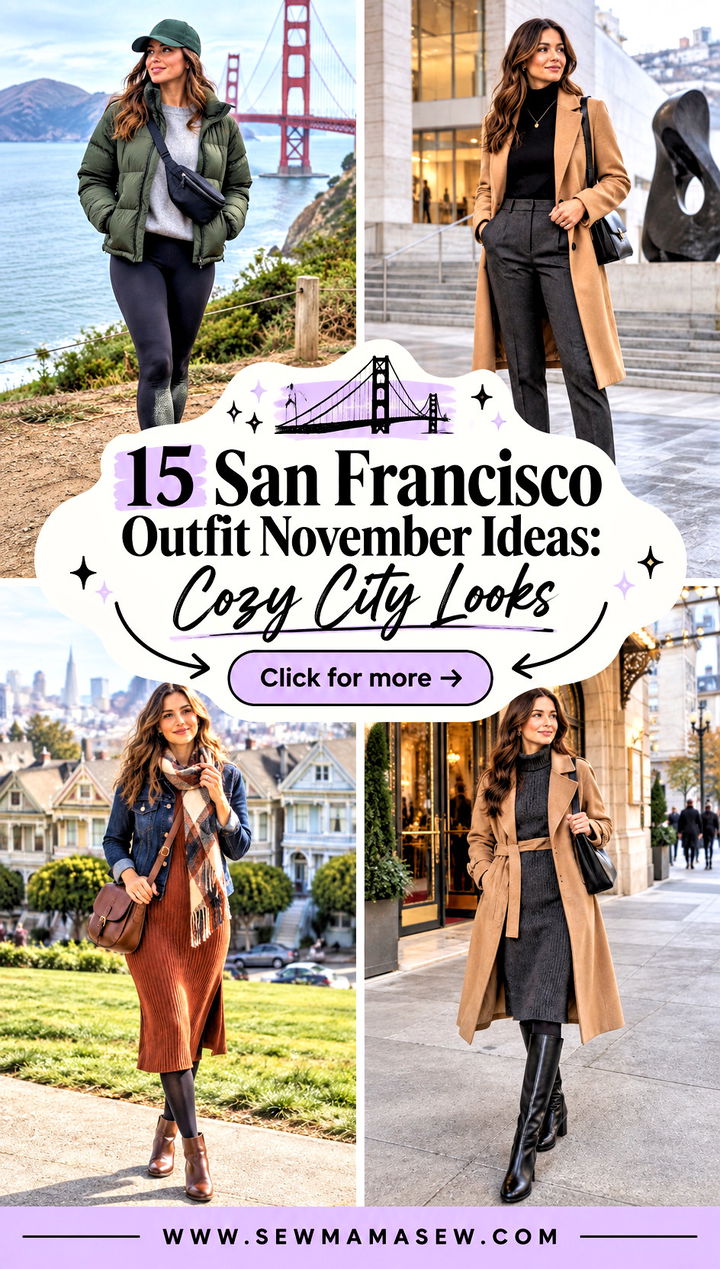 15 San Francisco Outfit November Ideas Cozy City Looks - 15 San Francisco Outfit November Ideas: Cozy City Looks