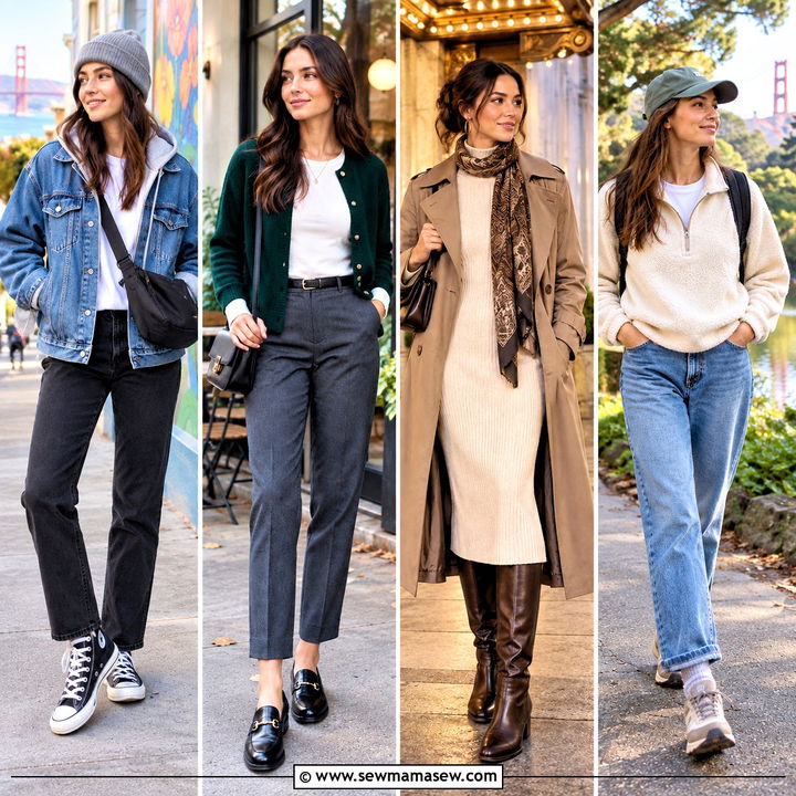 15 San Francisco in November Outfits for Cozy City Style