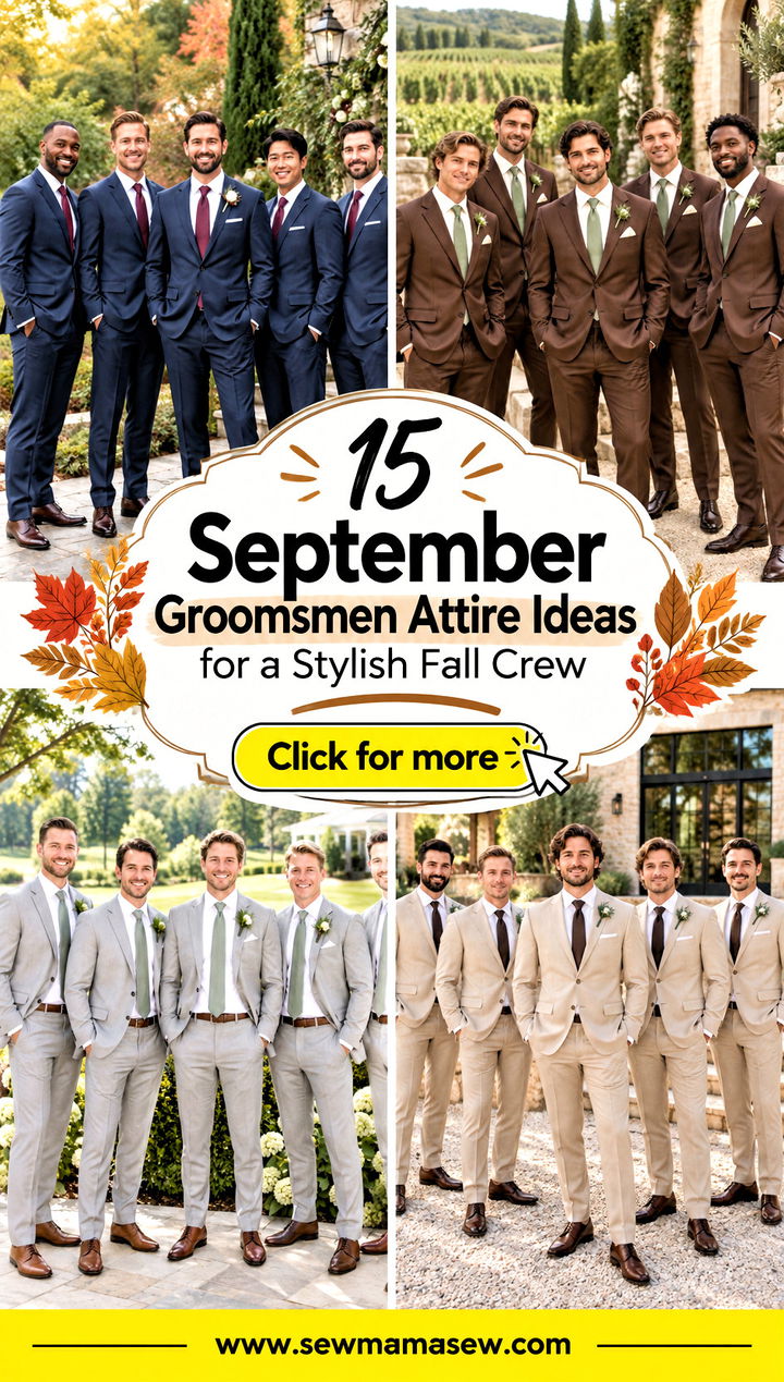 15 September Groomsmen Attire Ideas for a Stylish Fall Crew - 15 September Groomsmen Attire Ideas for a Stylish Fall Crew