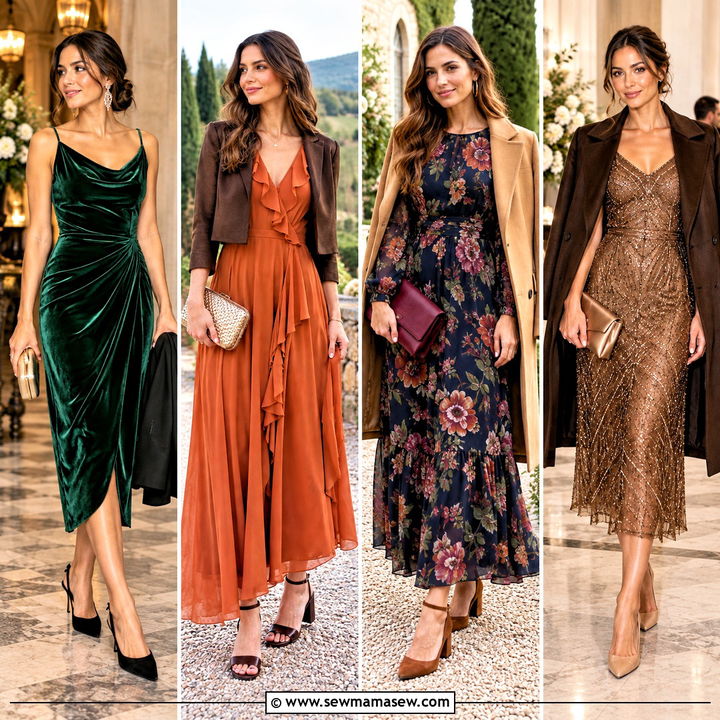 15 September Guest Wedding Dress Ideas for Elegant Fall Looks