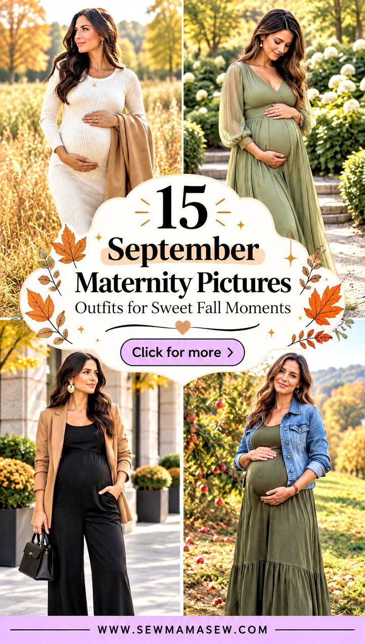15 September Maternity Pictures Outfits for Sweet Fall Moments - 15 September Maternity Pictures Outfits for Sweet Fall Moments