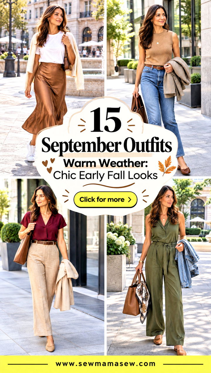 15 September Outfits Warm Weather Chic Early Fall Looks - 15 September Outfits Warm Weather: Chic Early Fall Looks