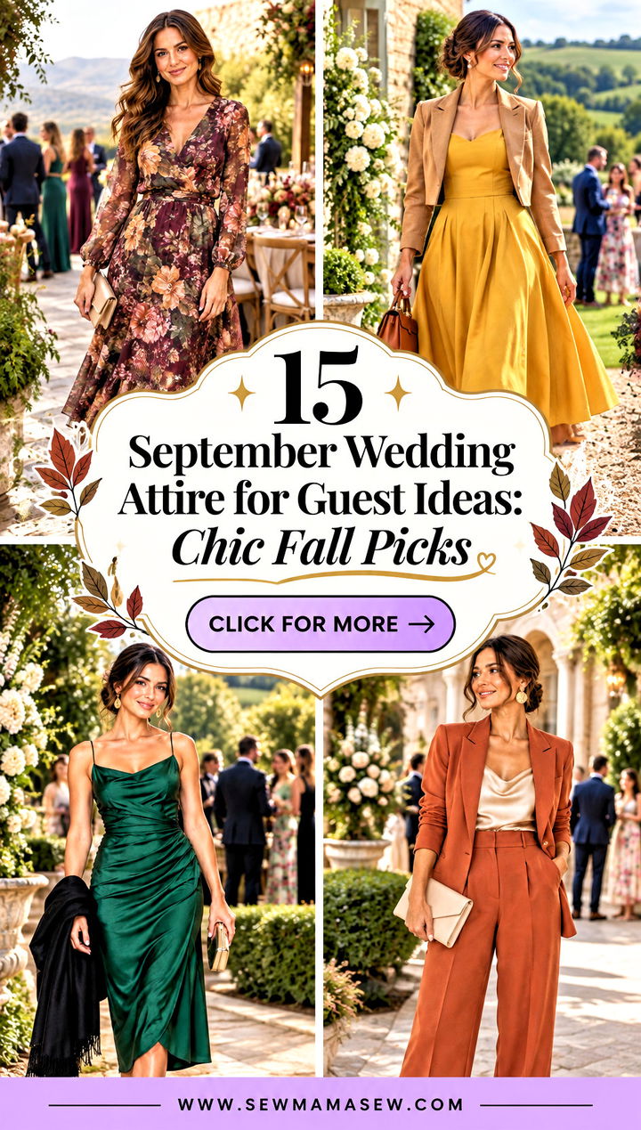 15 September Wedding Attire for Guest Ideas Chic Fall Picks - 15 September Wedding Attire for Guest Ideas: Chic Fall Picks