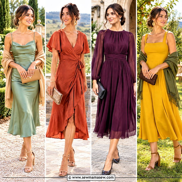 15 September Wedding Guest Dress Colors Ideas for Fall Charm
