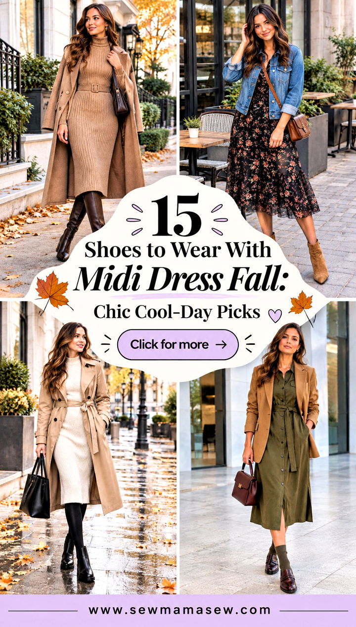 15 Shoes to Wear With Midi Dress Fall Chic Cool-Day Picks - 15 Shoes to Wear With Midi Dress Fall: Chic Cool-Day Picks