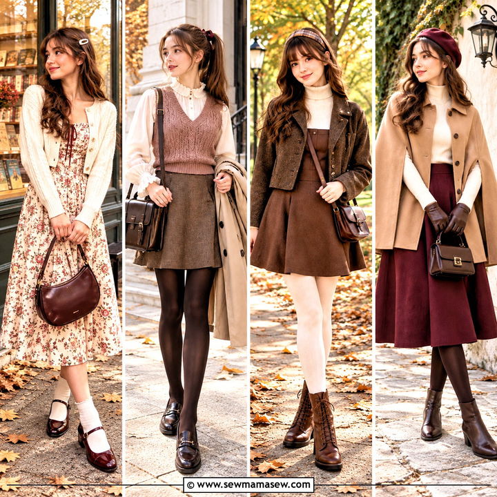 15 Shojo Girl Fall Outfit Ideas: Dreamy Layers for Cool Days