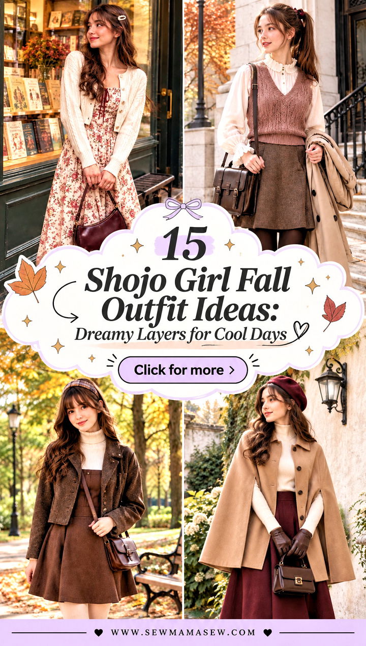 15 Shojo Girl Fall Outfit Ideas Dreamy Layers for Cool Days - 15 Shojo Girl Fall Outfit Ideas: Dreamy Layers for Cool Days