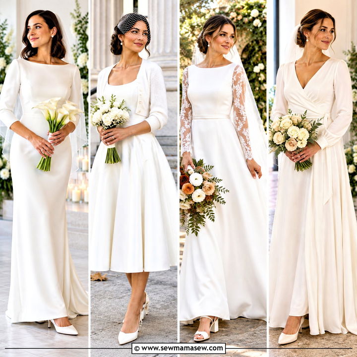 15 Simple Wedding Dress Fall Ideas for a Romantic Big Day