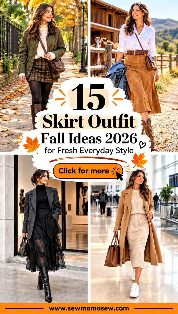 15 Skirt Outfit Fall Ideas 2026 for Fresh Everyday Style - 15 Skirt Outfit Fall Ideas 2026 for Fresh Everyday Style