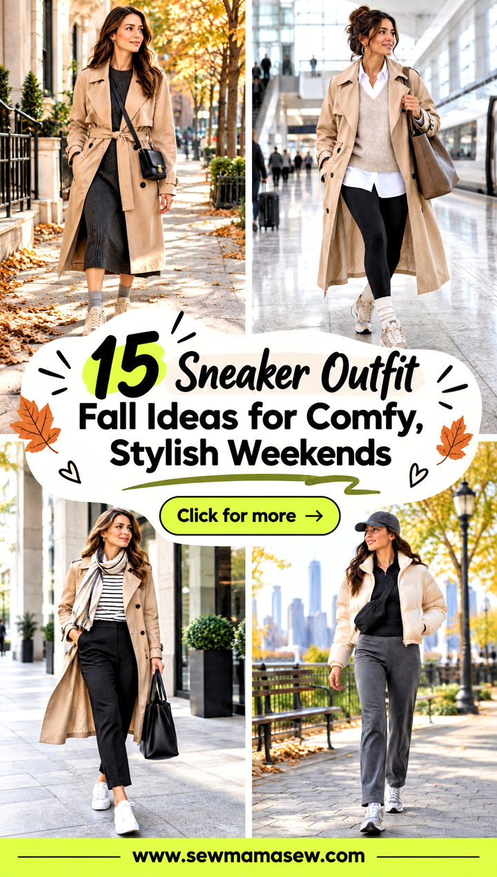 15 Sneaker Outfit Fall Ideas for Comfy Stylish Weekends - 15 Sneaker Outfit Fall Ideas for Comfy, Stylish Weekends