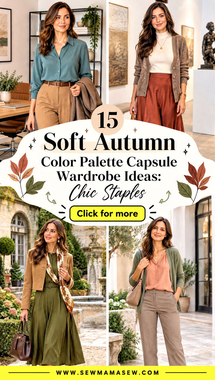15 Soft Autumn Color Palette Capsule Wardrobe Ideas Chic Staples - 15 Soft Autumn Color Palette Capsule Wardrobe Ideas: Chic Staples