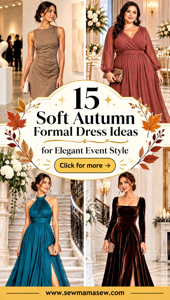 15 Soft Autumn Formal Dress Ideas for Elegant Event Style - 15 Soft Autumn Formal Dress Ideas for Elegant Event Style