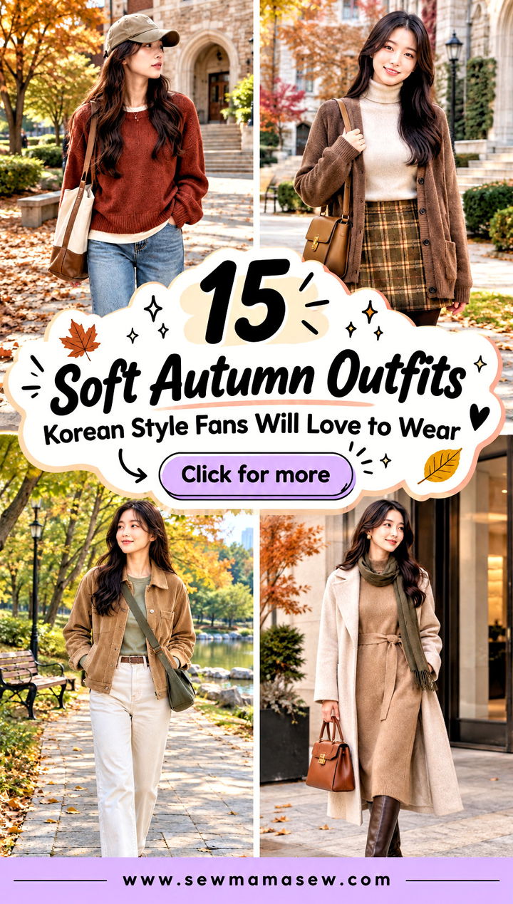 15 Soft Autumn Outfits Korean Style Fans Will Love to Wear - 15 Soft Autumn Outfits Korean Style Fans Will Love to Wear