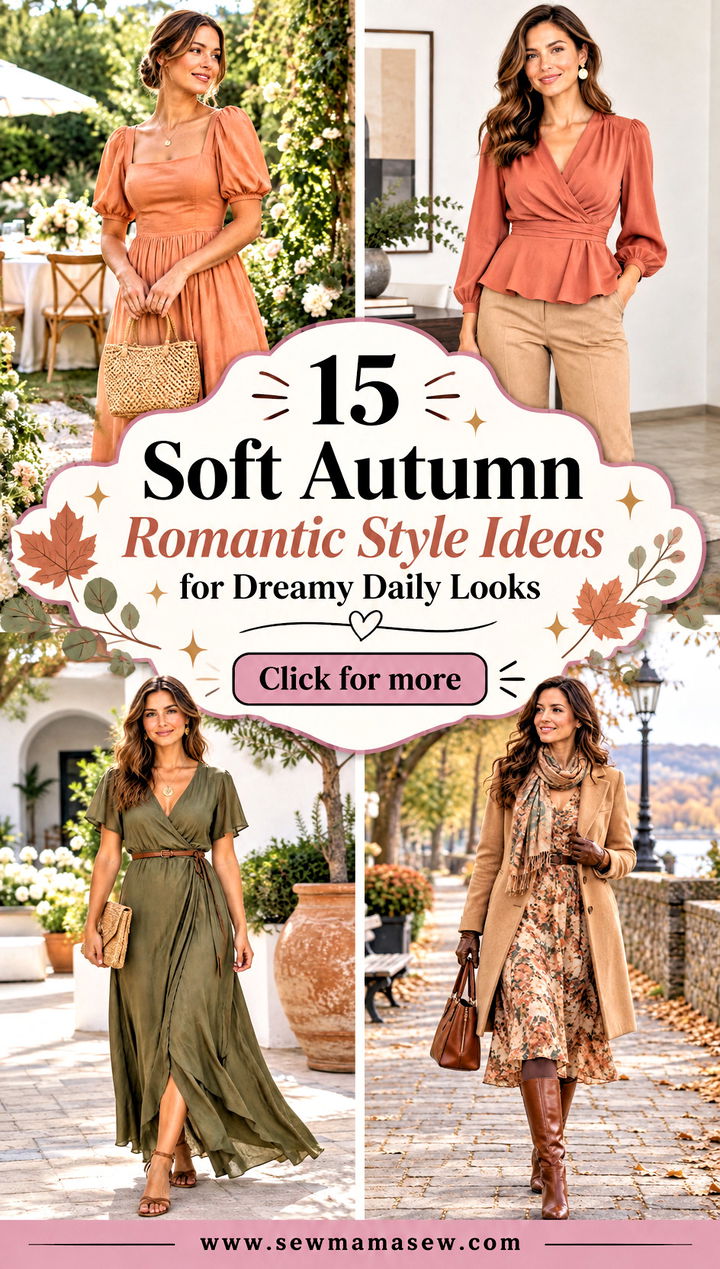 15 Soft Autumn Romantic Style Ideas for Dreamy Daily Looks - 15 Soft Autumn Romantic Style Ideas for Dreamy Daily Looks