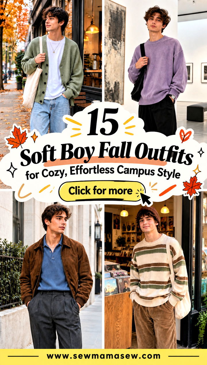 15 Soft Boy Fall Outfits for Cozy Effortless Campus Style - 15 Soft Boy Fall Outfits for Cozy, Effortless Campus Style