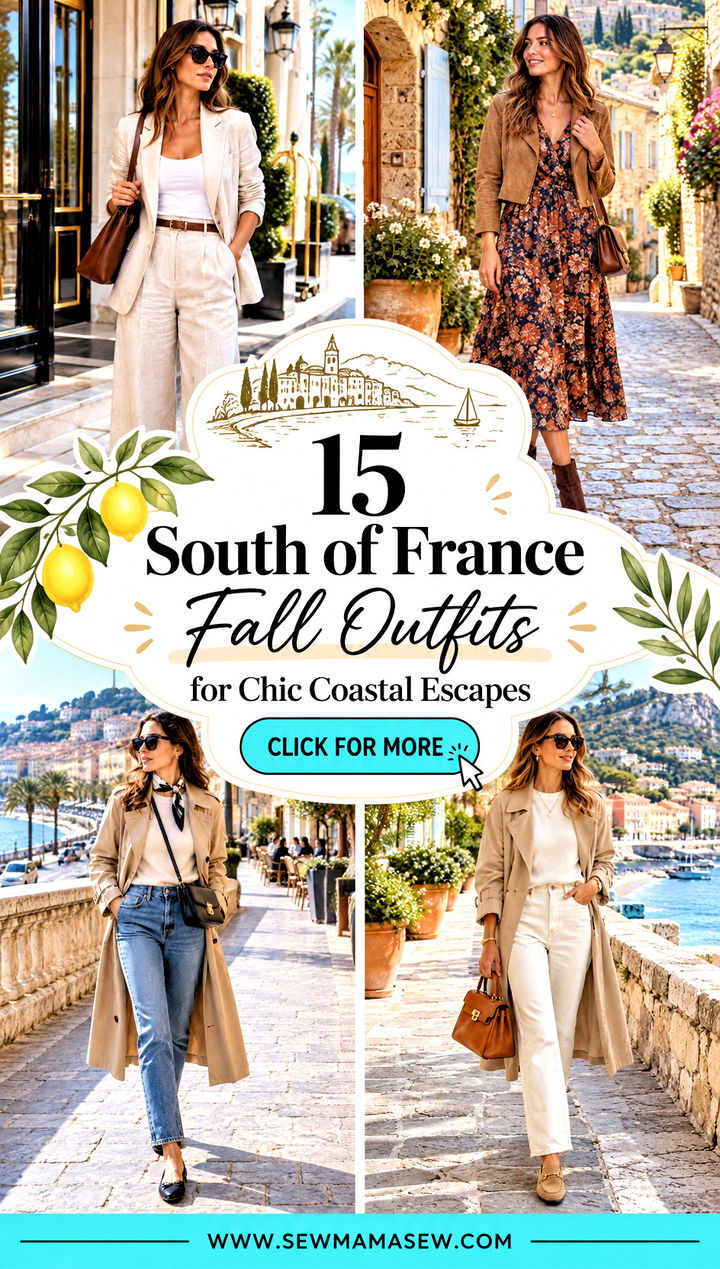 15 South of France Fall Outfits for Chic Coastal Escapes - 15 South of France Fall Outfits for Chic Coastal Escapes