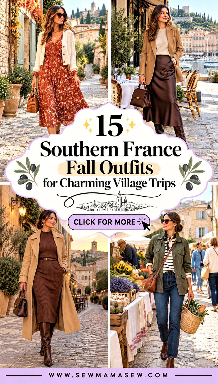 15 Southern France Fall Outfits for Charming Village Trips - 15 Southern France Fall Outfits for Charming Village Trips