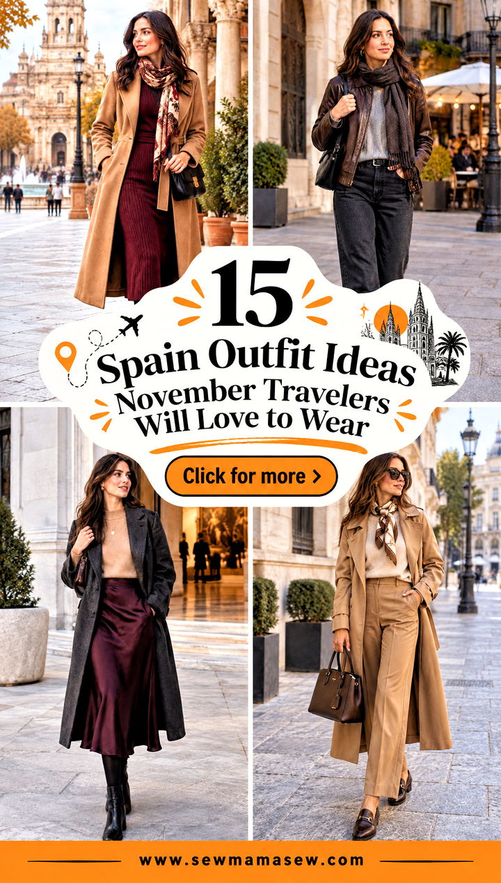15 Spain Outfit Ideas November Travelers Will Love to Wear - 15 Spain Outfit Ideas November Travelers Will Love to Wear