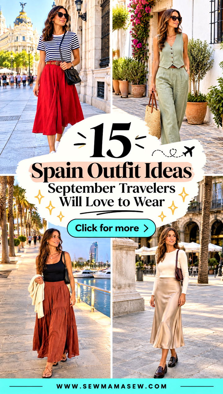 15 Spain Outfit Ideas September Travelers Will Love to Wear - 15 Spain Outfit Ideas September Travelers Will Love to Wear