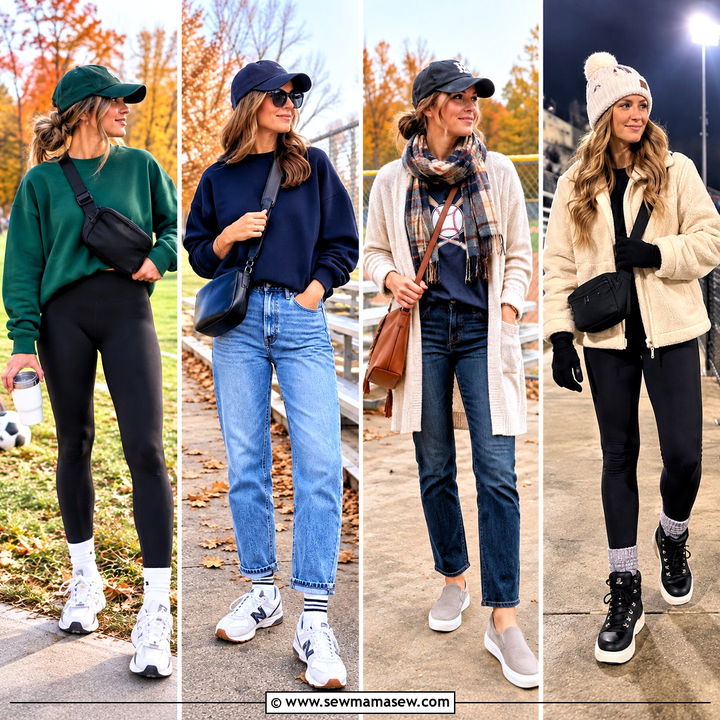 15 Sports Mom Fall Outfit Ideas for Cozy Sideline Comfort