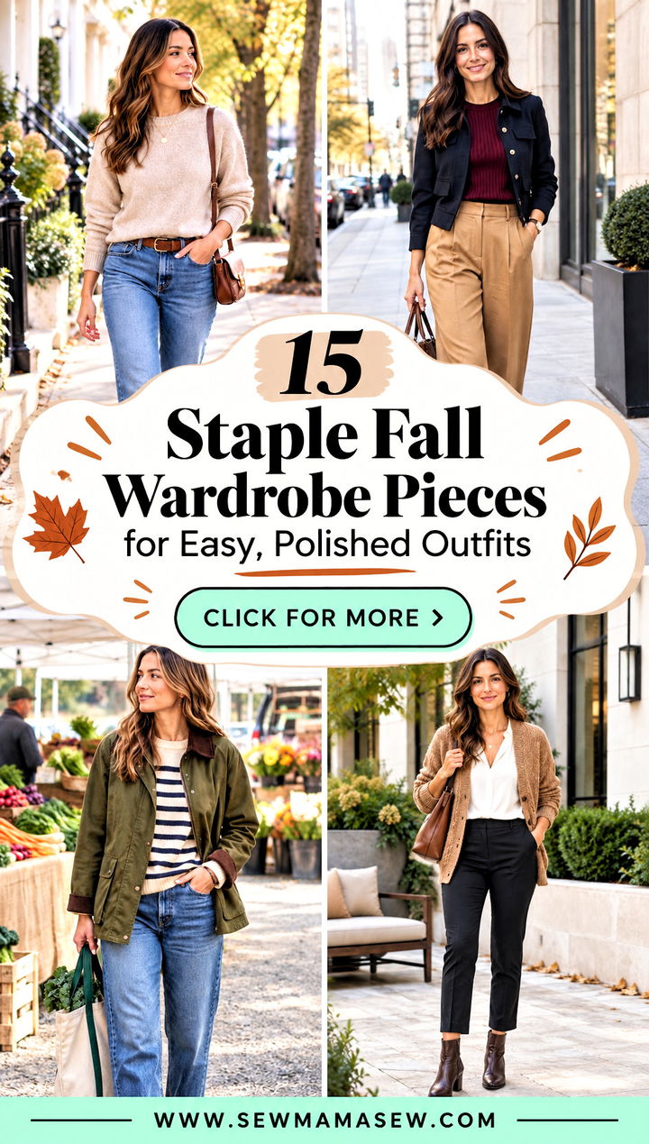 15 Staple Fall Wardrobe Pieces for Easy Polished Outfits - 15 Staple Fall Wardrobe Pieces for Easy, Polished Outfits