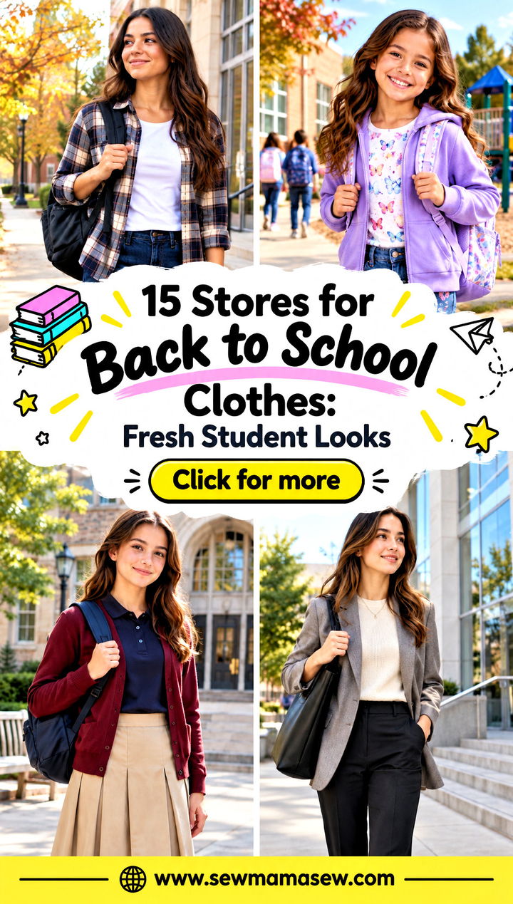 15 Stores for Back to School Clothes Fresh Student Looks - 15 Stores for Back to School Clothes: Fresh Student Looks