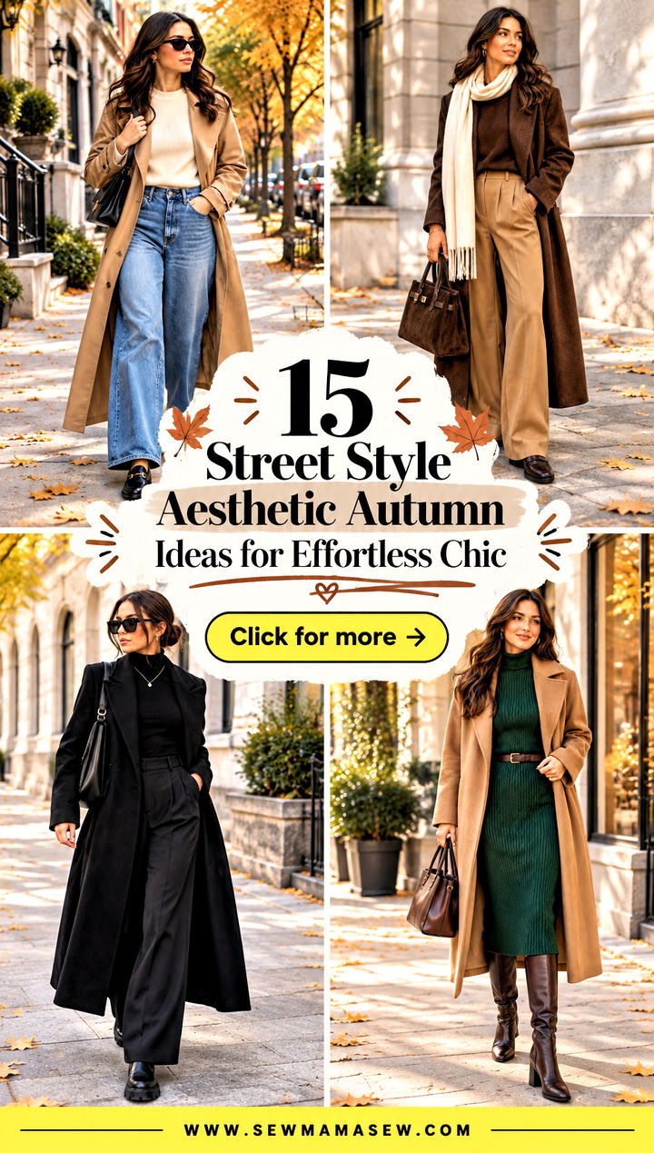 15 Street Style Aesthetic Autumn Ideas for Effortless Chic - 15 Street Style Aesthetic Autumn Ideas for Effortless Chic