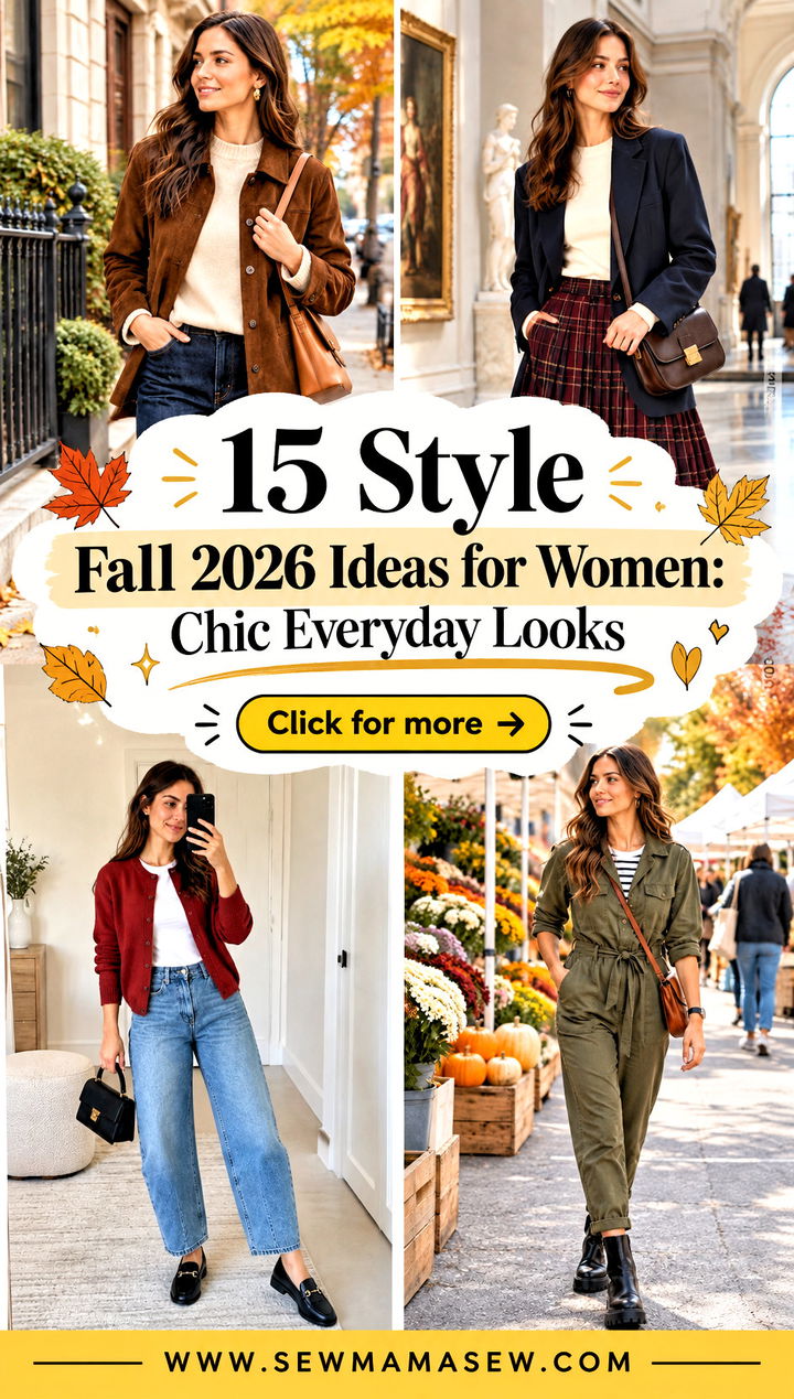 15 Style Fall 2026 Ideas for Women Chic Everyday Looks - 15 Style Fall 2026 Ideas for Women: Chic Everyday Looks
