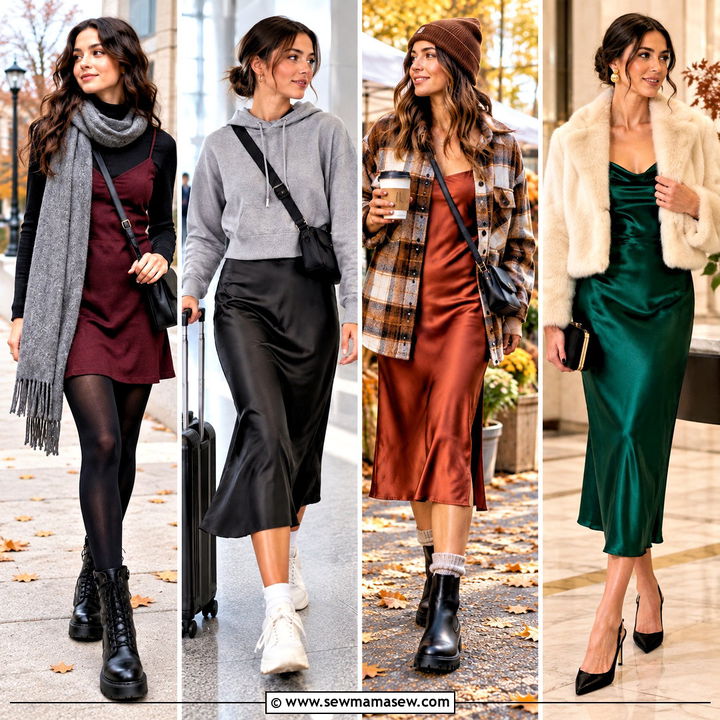 15 Style Slip Dress Fall Ideas for Effortless Layered Chic