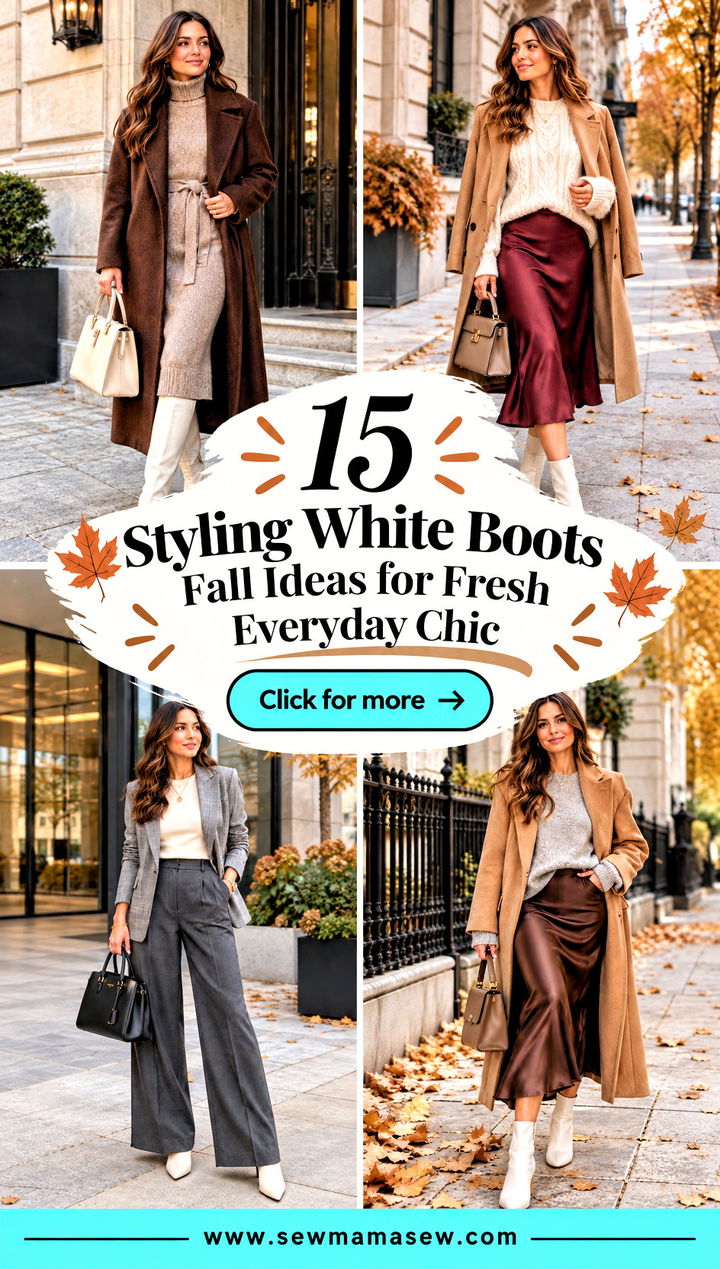 15 Styling White Boots Fall Ideas for Fresh Everyday Chic - 15 Styling White Boots Fall Ideas for Fresh Everyday Chic