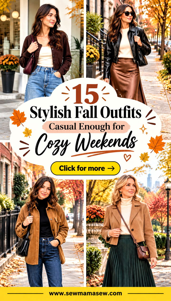 15 Stylish Fall Outfits Casual Enough for Cozy Weekends - 15 Stylish Fall Outfits Casual Enough for Cozy Weekends