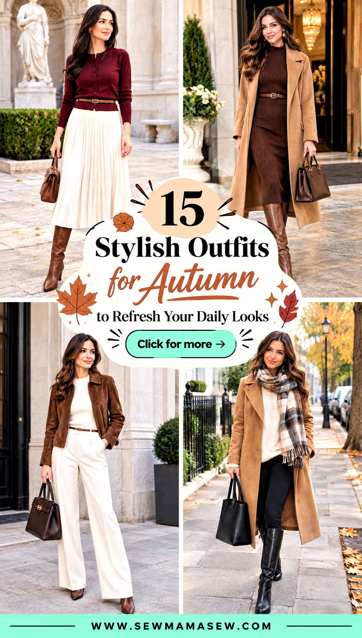 15 Stylish Outfits for Autumn to Refresh Your Daily Looks - 15 Stylish Outfits for Autumn to Refresh Your Daily Looks