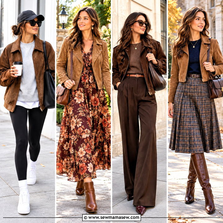 15 Suede Jacket Fall Outfit Ideas for Effortless Daily Chic