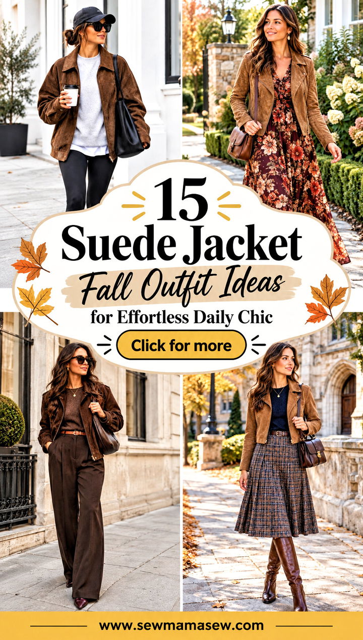 15 Suede Jacket Fall Outfit Ideas for Effortless Daily Chic - 15 Suede Jacket Fall Outfit Ideas for Effortless Daily Chic