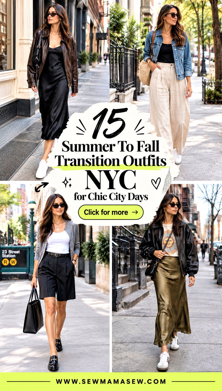 15 Summer To Fall Transition Outfits NYC for Chic City Days - 15 Summer To Fall Transition Outfits NYC for Chic City Days