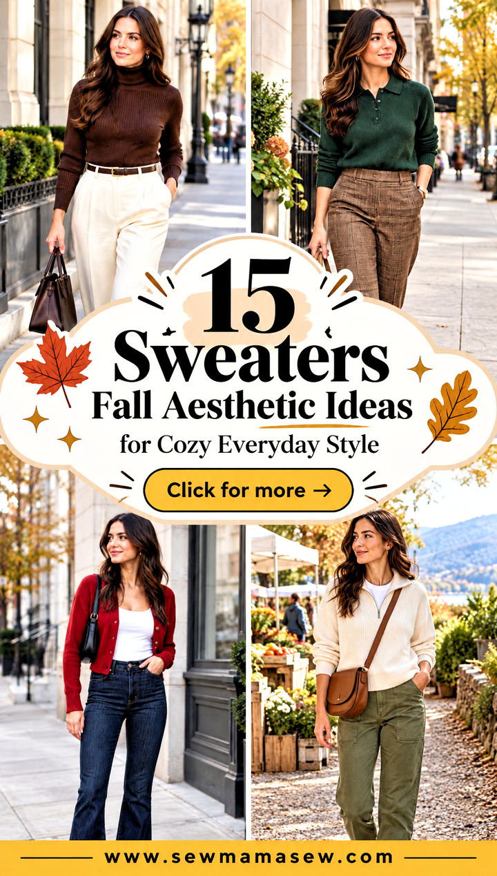 15 Sweaters Fall Aesthetic Ideas for Cozy Everyday Style - 15 Sweaters Fall Aesthetic Ideas for Cozy Everyday Style