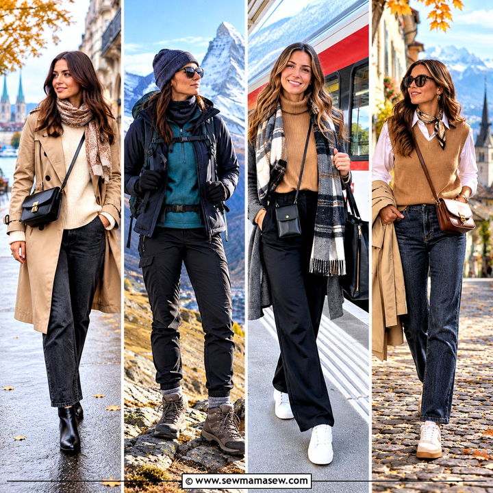 15 Switzerland In October Outfits for Cozy Alpine Days