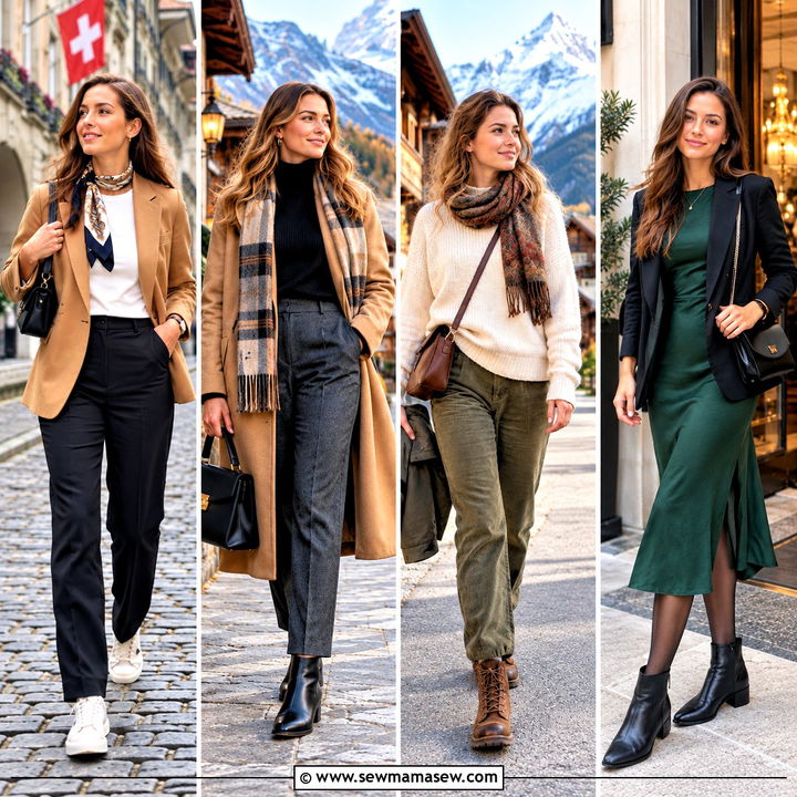 15 Switzerland In September Outfits for Scenic Fall Trips