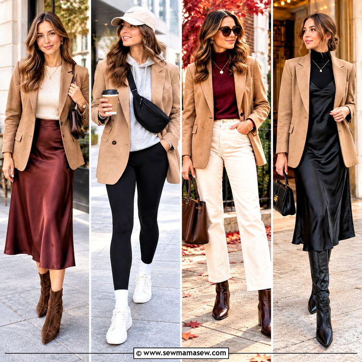 15 Tan Blazer Fall Outfit Ideas for Effortless Office Chic