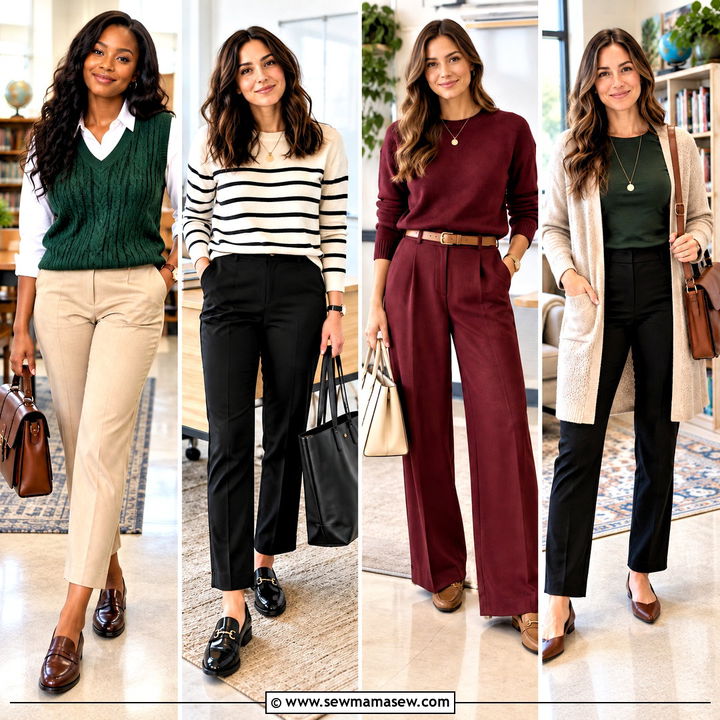 15 Teacher Outfits High School Fall Ideas for Comfy Workdays