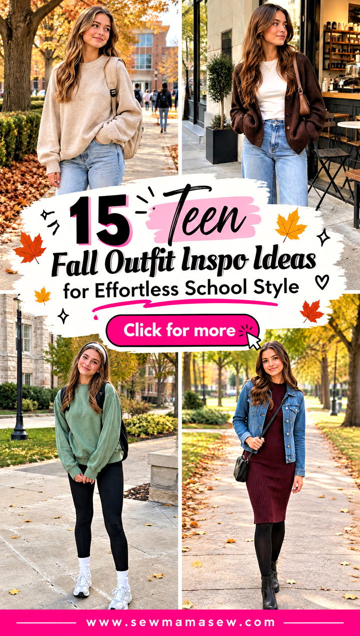 15 Teen Fall Outfit Inspo Ideas for Effortless School Style - 15 Teen Fall Outfit Inspo Ideas for Effortless School Style