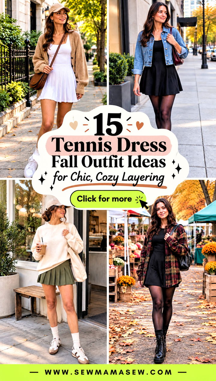 15 Tennis Dress Fall Outfit Ideas for Chic Cozy Layering - 15 Tennis Dress Fall Outfit Ideas for Chic, Cozy Layering