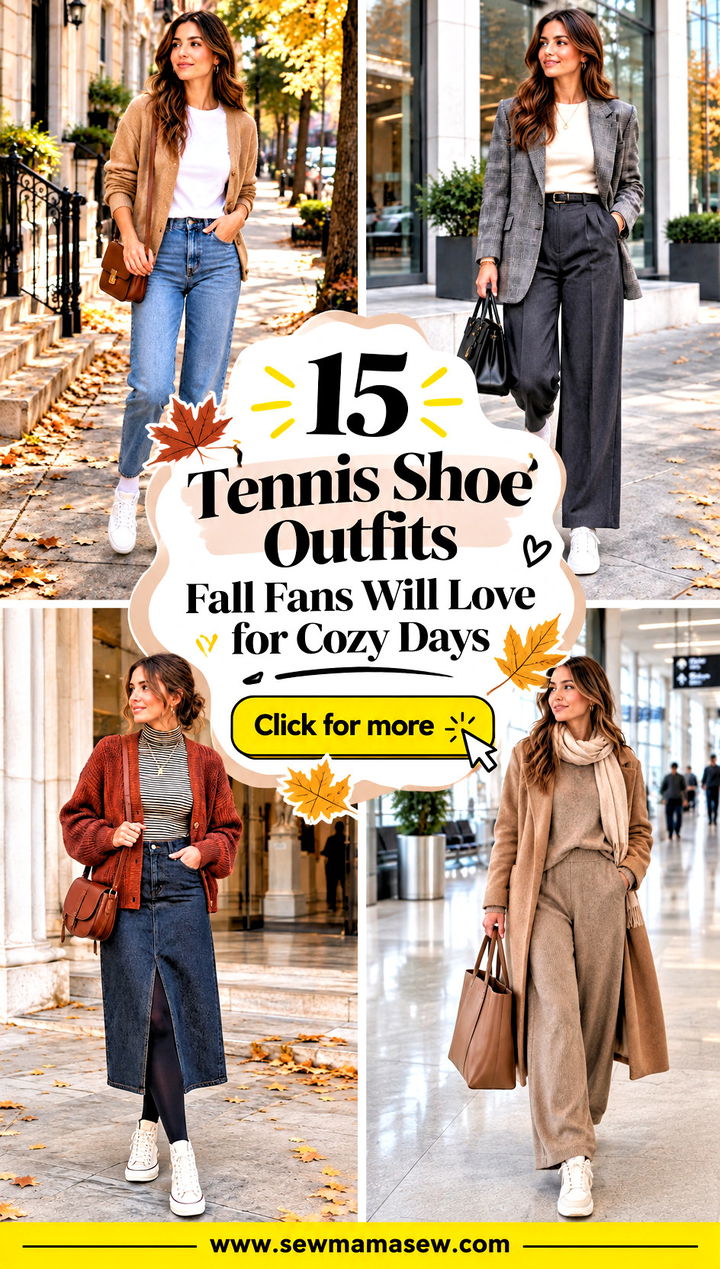 15 Tennis Shoe Outfits Fall Fans Will Love for Cozy Days - 15 Tennis Shoe Outfits Fall Fans Will Love for Cozy Days